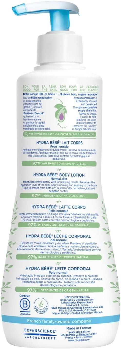Hydra Bebe Baby Body Lotion 500ml – Long-Lasting Hydration From Birth - Image 3
